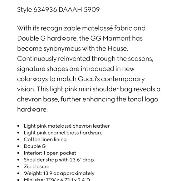 Gucci gg mini marmont 2024🔥FINAL SALE!!🔥 - Picture 6 of 6